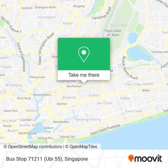 Bus Stop 71211 (Ubi 55) map