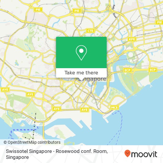 Swissotel Singapore - Rosewood conf. Room map