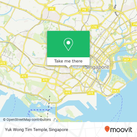 Yuk Wong Tim Temple map
