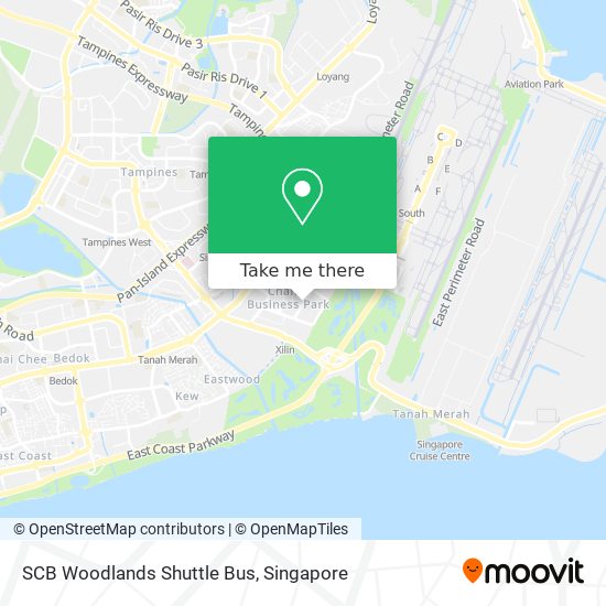 SCB Woodlands Shuttle Bus地图