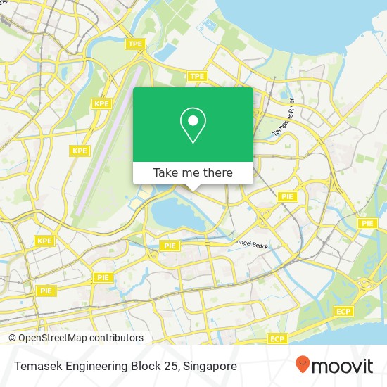 Temasek Engineering Block 25 map