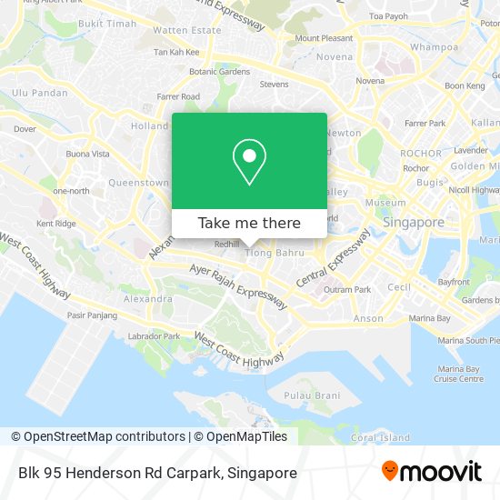 Blk 95 Henderson Rd Carpark map