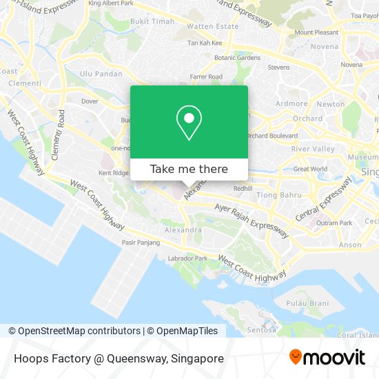 Hoops Factory @ Queensway map