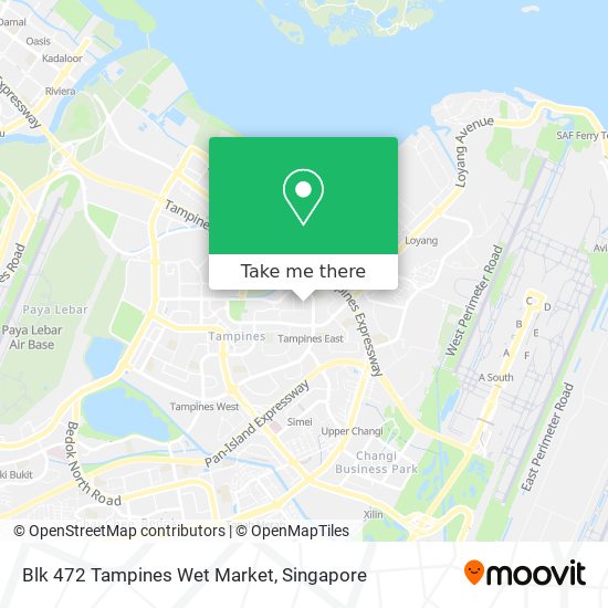 Blk 472 Tampines Wet Market map