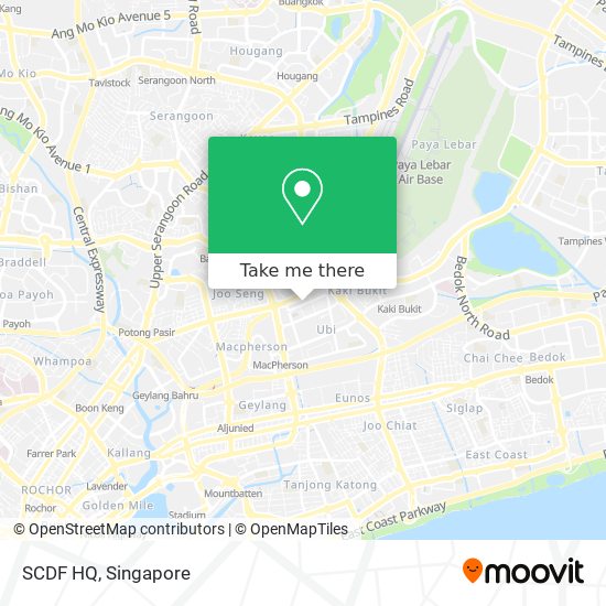 SCDF HQ map