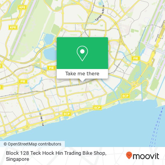 Block 128 Teck Hock Hin Trading Bike Shop map