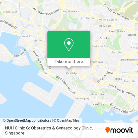 NUH Clinic G: Obstetrics & Gynaecology Clinic map