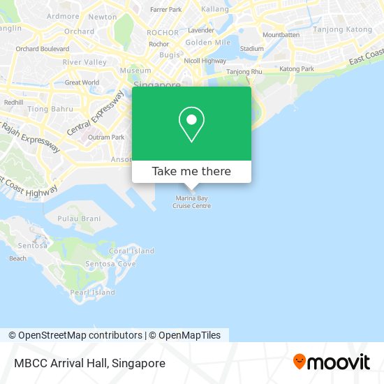 MBCC Arrival Hall map