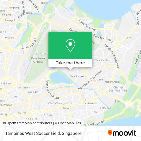 Tampines West Soccer Field map