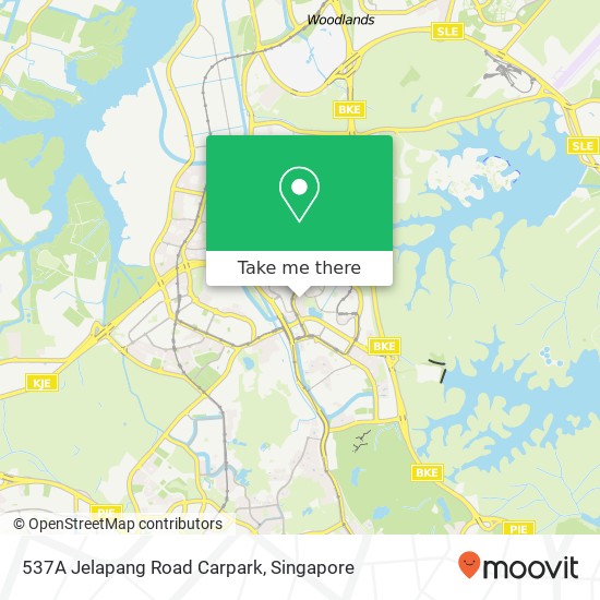 537A Jelapang Road Carpark map