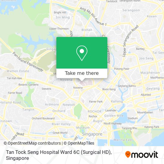 Tan Tock Seng Hospital Ward 6C (Surgical HD)地图