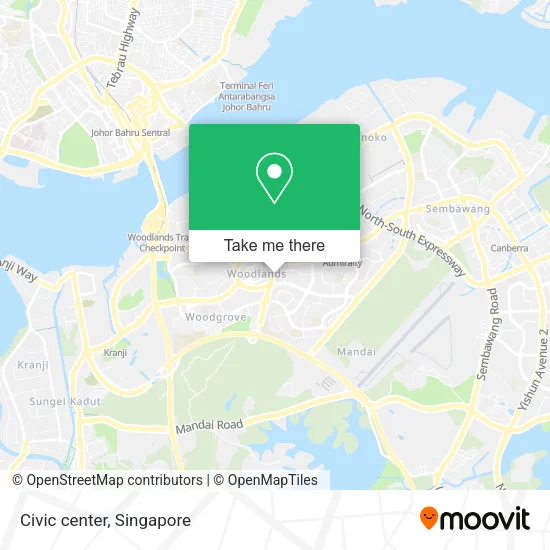 Civic center map