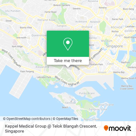 Keppel Medical Group @ Telok Blangah Crescent map