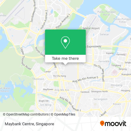 Maybank Centre map