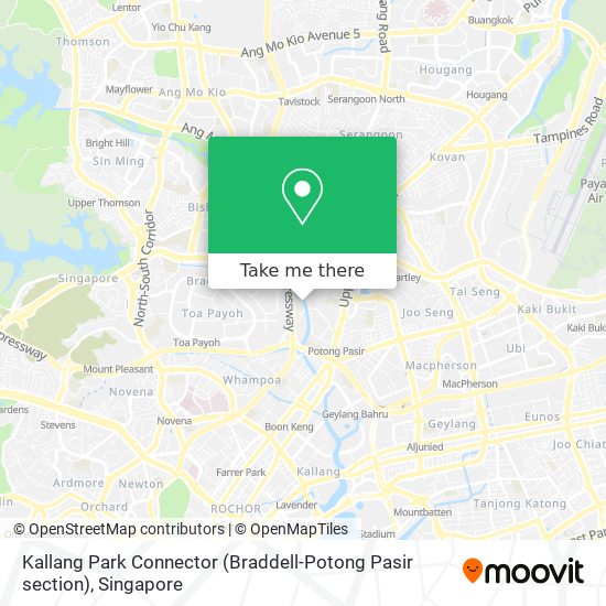 Kallang Park Connector (Braddell-Potong Pasir section) map