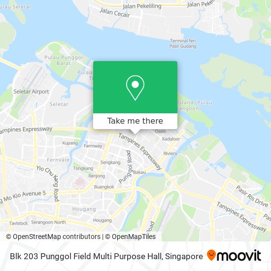 Blk 203 Punggol Field Multi Purpose Hall地图