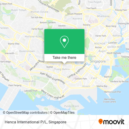Henca International P/L map