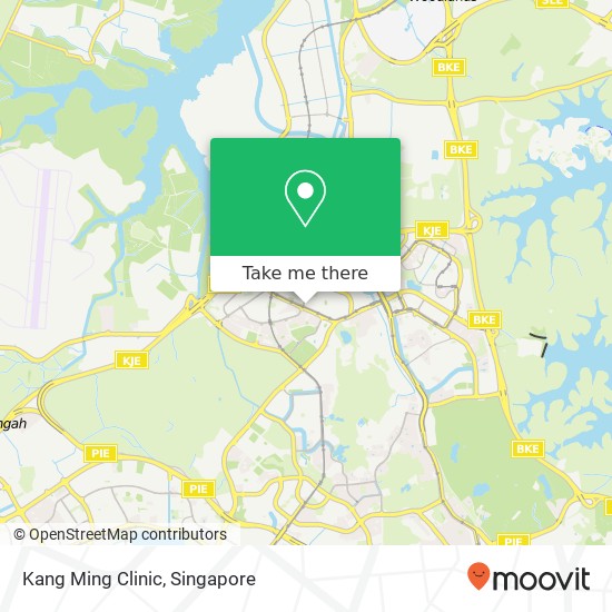 Kang Ming Clinic map