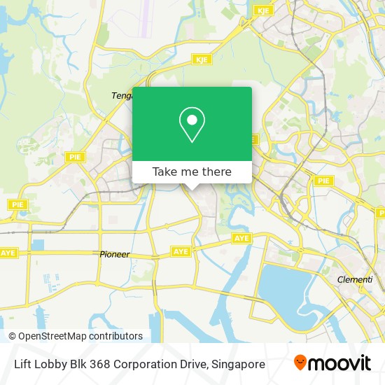 Lift Lobby Blk 368 Corporation Drive map