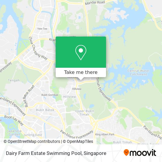 Dairy Farm Estate Swimming Pool map