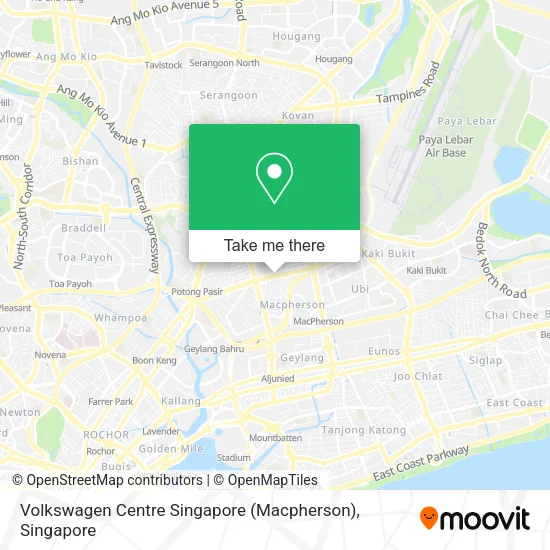 Volkswagen Centre Singapore (Macpherson)地图