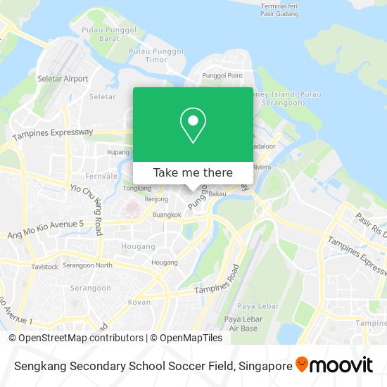 Sengkang Secondary School Soccer Field map