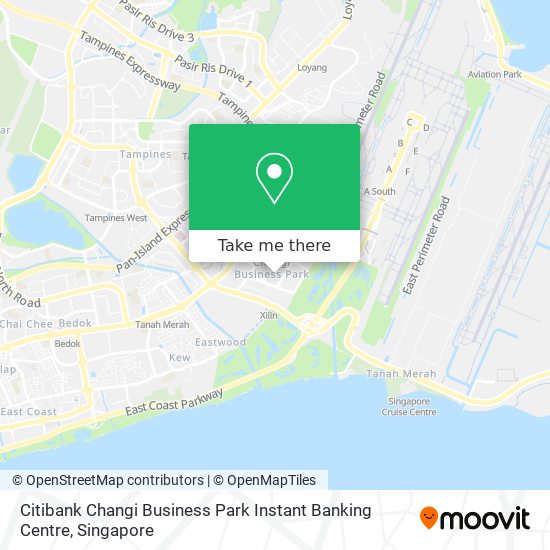 Citibank Changi Business Park Instant Banking Centre map