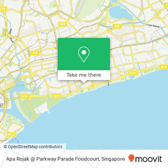 Apa Rojak @ Parkway Parade Foodcourt map