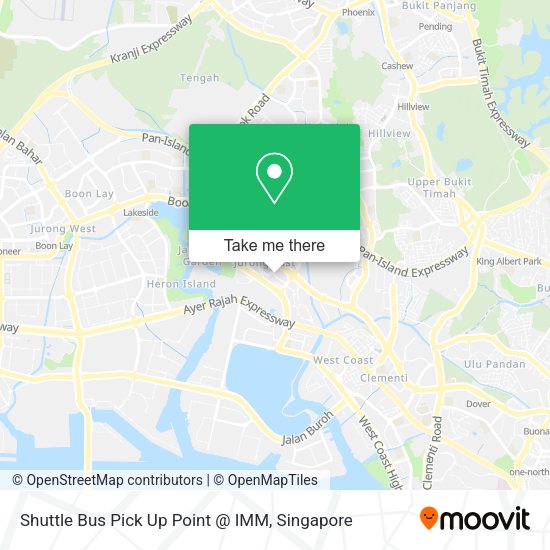 Shuttle Bus Pick Up Point @ IMM map