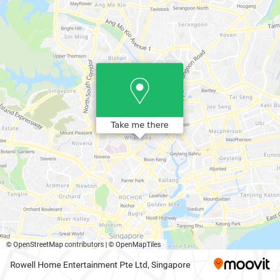 Rowell Home Entertainment Pte Ltd map
