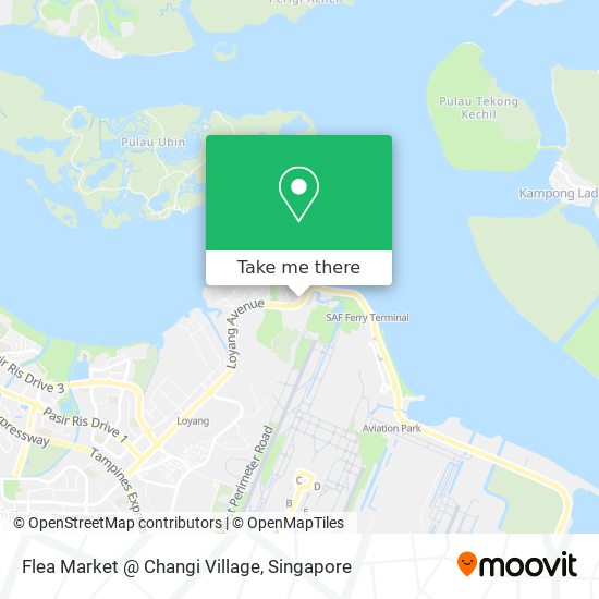 Flea Market @ Changi Village map