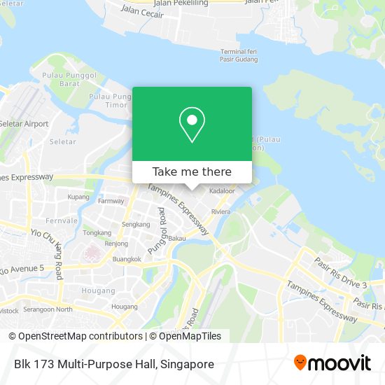 Blk 173 Multi-Purpose Hall map