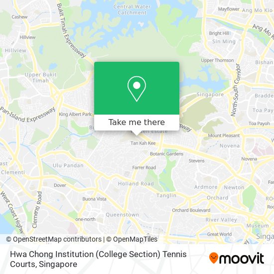 Hwa Chong Institution (College Section) Tennis Courts map