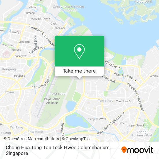 Chong Hua Tong Tou Teck Hwee Columnbarium map