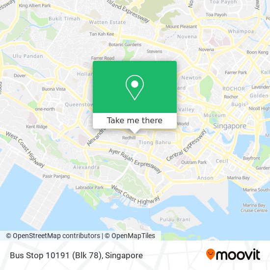 Bus Stop 10191 (Blk 78)地图