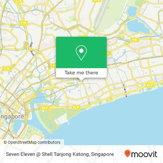 Seven Eleven @ Shell Tanjong Katong地图