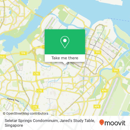 Seletar Springs Condominuim, Jared's Study Table map