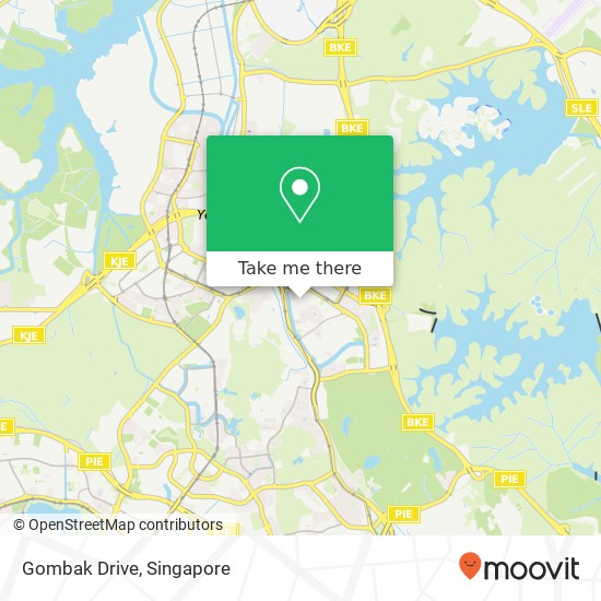 Gombak Drive map