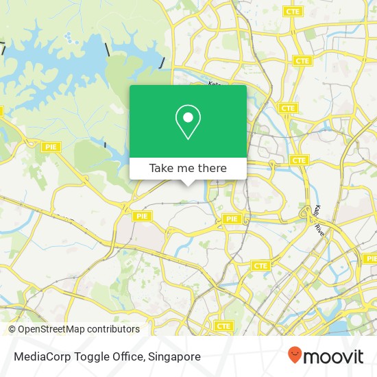 MediaCorp Toggle Office map