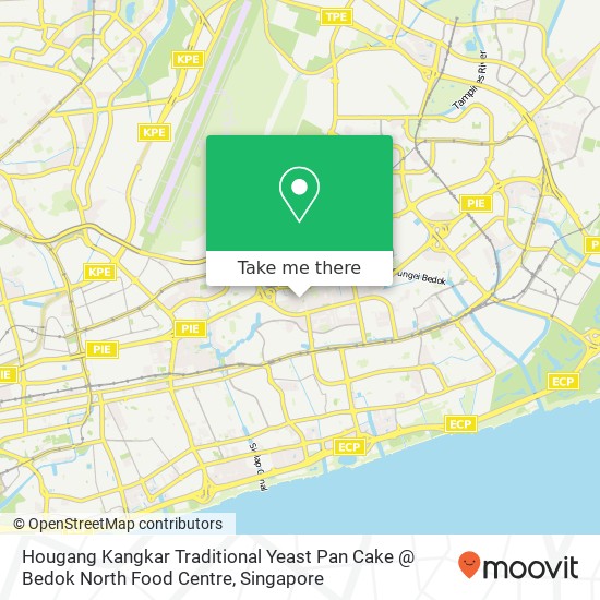 Hougang Kangkar Traditional Yeast Pan Cake @ Bedok North Food Centre map