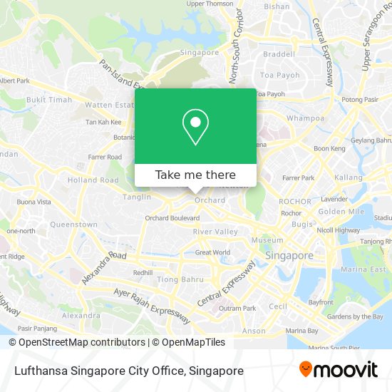 Lufthansa Singapore City Office地图
