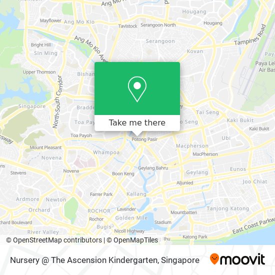 Nursery @ The Ascension Kindergarten map