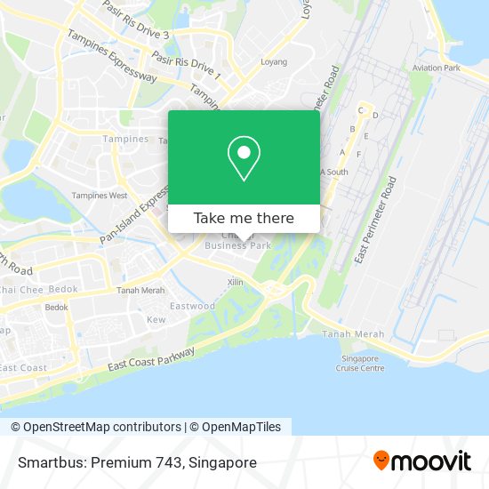 Smartbus: Premium 743 map