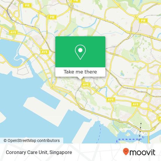 Coronary Care Unit map