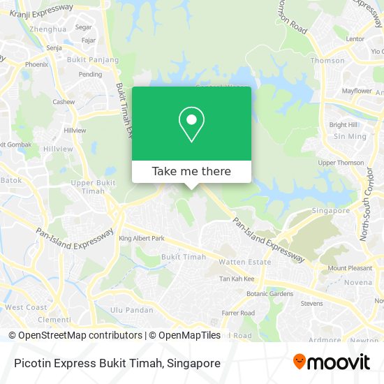 Picotin Express Bukit Timah map