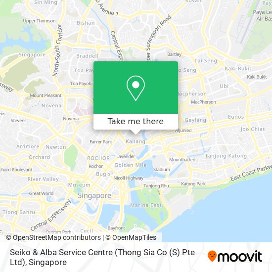 Seiko & Alba Service Centre (Thong Sia Co (S) Pte Ltd)地图