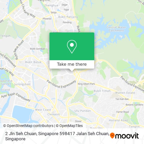 2 Jln Seh Chuan, Singapore 598417 Jalan Seh Chuan地图