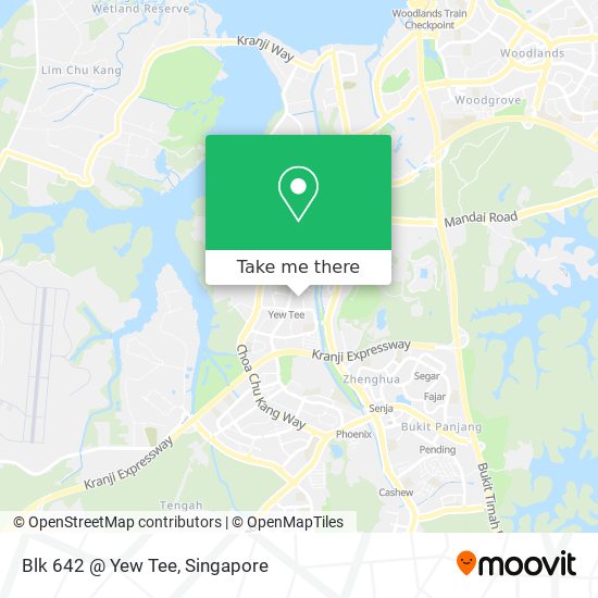 Blk 642 @ Yew Tee map