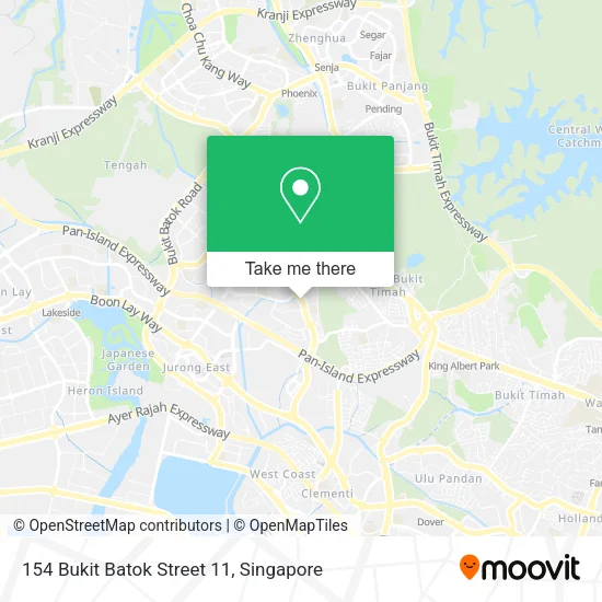 154 Bukit Batok Street 11 map