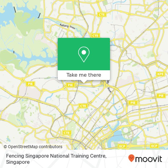 Fencing Singapore National Training Centre map